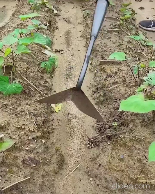 2-in-1 Triangle Weed Remover & Soil Loosening Gardening Tool